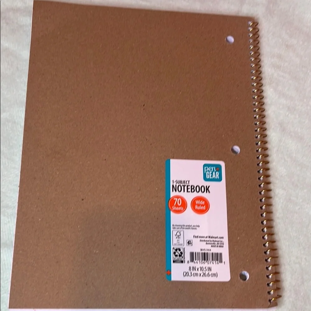 NWT 🐱😻 Cat Spiral Notebook- Back To School